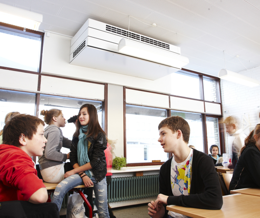 Bedre indeklima på skoler med decentral ventilation