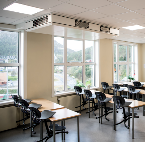 Ventilation i klasselokale med AM 1000